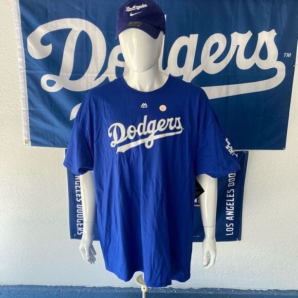 Dodgers Majestic Clayton Kershaw T-Shirt Jersey size 3XL New with tags king kers - Picture 1 of 9